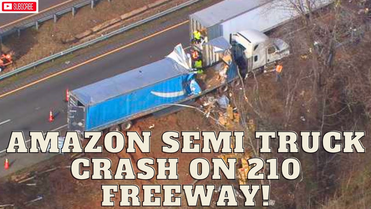 Amazon semi truck involved in accident..driver ejected from truck!!🙏🏾 ...