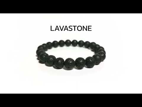กำไลหินลาวา Lavastone จากร้าน อนันตราสโตน