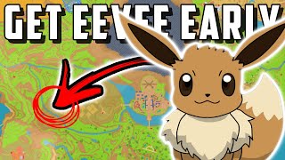 How to Get Eevee EARLY! // Where to Find Eevee EARLY in Pokemon Scarlet and Violet!