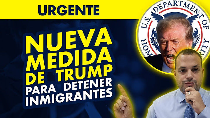 🚨URGENTE Nueva medida del presidente Trump para detener inmigrantes