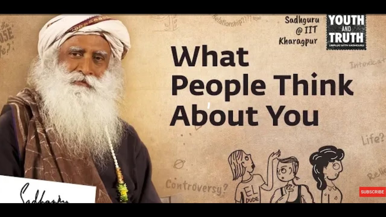 Overcome The Fear of Being Judged – Sadhguru 720 X 720 - YouTube