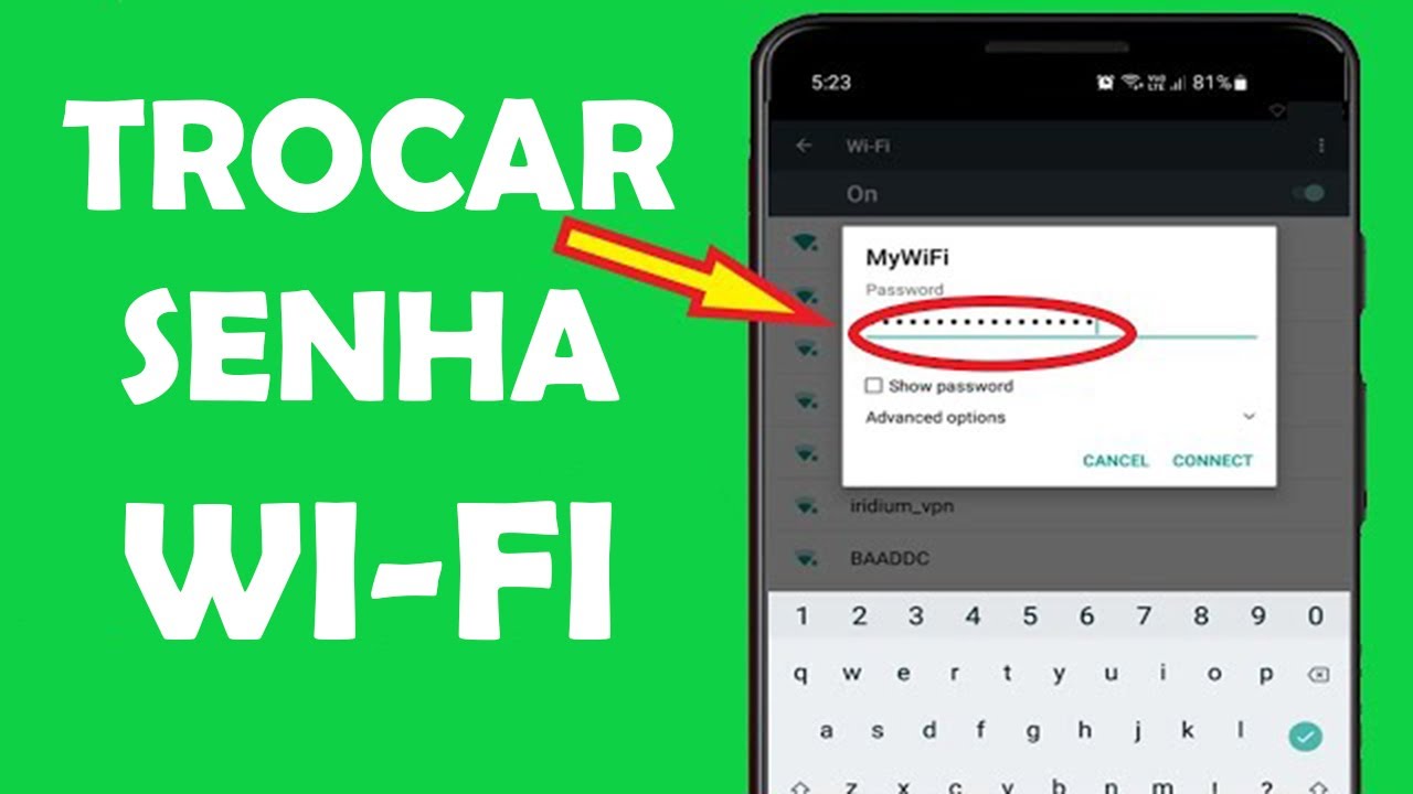 COMO TROCAR A SENHA DO WI FI PELO CELULAR - YouTube