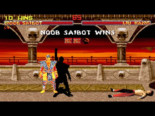 Mortal Kombat II [32X] - play as Noob Saibot - YouTube