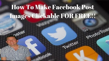 How to make facebook post images clickable for free!