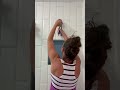 Changing out the shower trim from brushed nickel to black! Easy DIY way to upgrade shower fixtures.