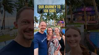 Our Journey To 10K Subscribers #Shorts #Travel #Travelvlog