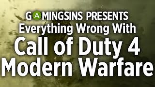 Everything Wrong With Call of Duty 4: Modern Warfare In 4 Minutes Or Less | GamingSins