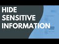Hide Sensitive or Private Information with Snagit