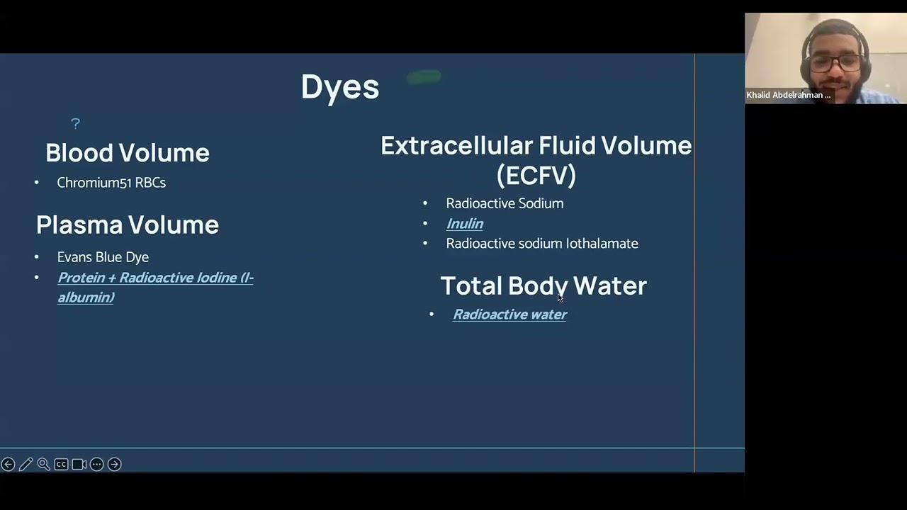 Body Fluid Compartments and Electrolyte Balance I Khalid Jamiel I FND 111 PAL review session