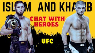 A Chat with Islam Makhachev And Khabib Nurmagomedov | A UFC Fighter's World ( Behind the Scenes )