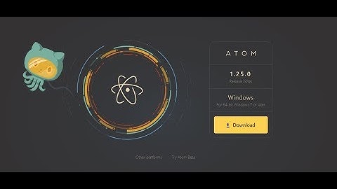 How to use Atom editor for python programming  on windows-2018
