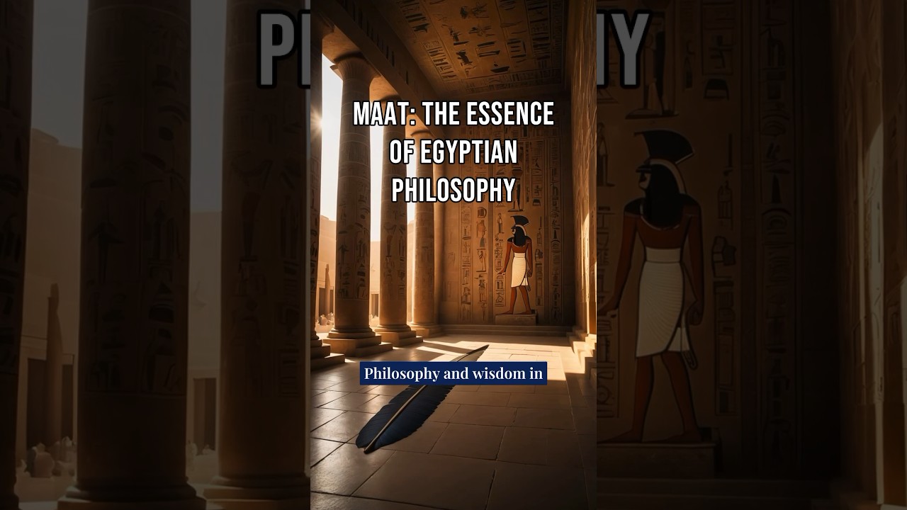 Ethics and Maat in Ancient Egypt 