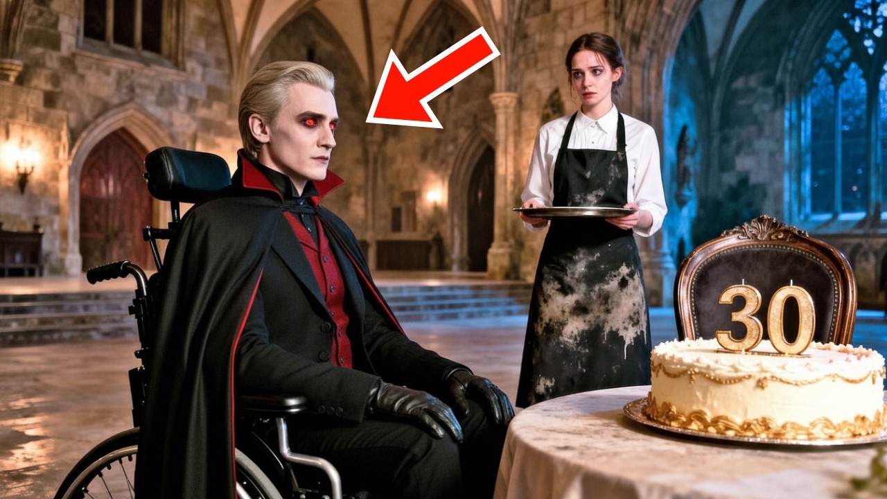 El era fiul paralizat al Regelui Vampir, singur la masa de ziua lui — până când a intrat o chelneriț