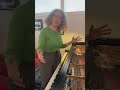 Meira Warshauer demonstrates inside piano techniques for Ocean Calling III: The Giant Blue