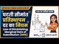 Law of Diminishing Marginal Rate of Substitution (MRS) | Ekdam Saral Bhasha Mein
