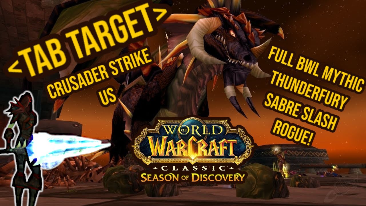 Full BWL Mythic Clear Thunderfury Sabre Slash Rogue SOD WoW Classic