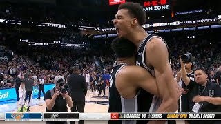 WEMBY ISN'T HUMAN! San Antonio Spurs vs New York Knicks Final Minutes ! 2023-24 NBA Season by Swish NBA 208,558 views 1 month ago 8 minutes, 46 seconds