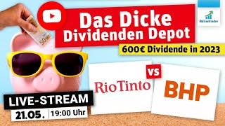 Dicke Dividenden 2023 - Rio Tinto vs BHP Group