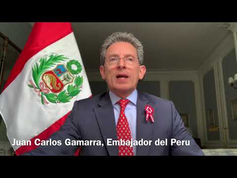 Fiestas Patrias: Palabras del Embajador del Perú en el Reino Unido, Juan Carlos Gamarra - YouTube
