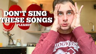 PLEASE DON'T SING THESE SONGS!! | 10 most OVERDONE MALE musical theatre audition songs in 2020!