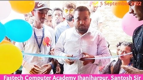 Fastech Computer Academy Jhanjharpur  ||Santosh sir|| Teachers day Celebration ||