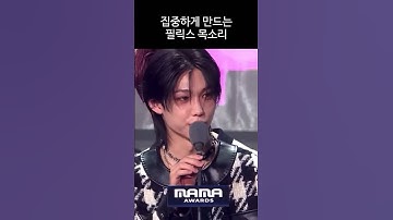 [스트레이키즈] 집중하게 만드는 필릭스 목소리