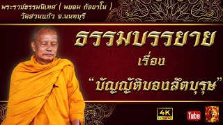 ธรรมบรรยาย พระราชธรรมนิเทศ พระพยอม กัลยาโณ เรื่อง บัญญัติของสัตบุรุษ (เสียงหลวงพ่อ)ฟังยาวๆไม่มีโฆษณา