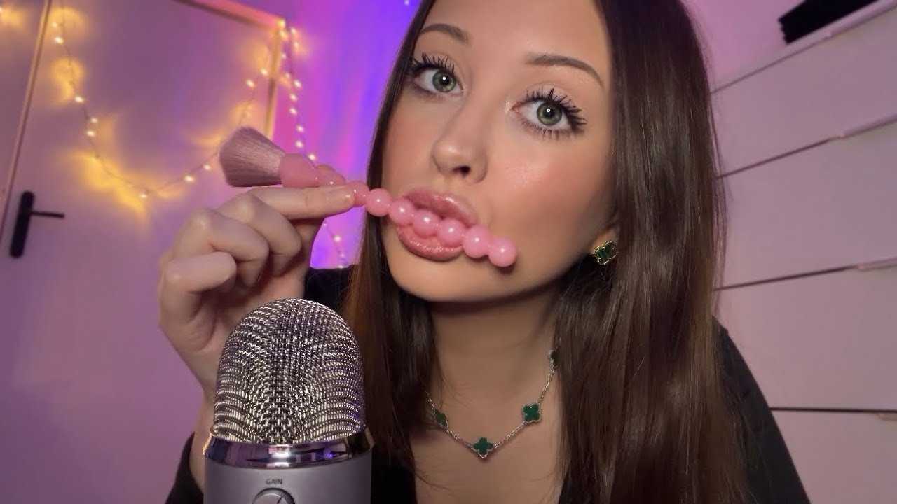 ASMR BRUITS DE BOUCHE TRÈS PROCHE DU MICRO 💋 (dodo et frissons)