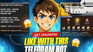 2025 Method: Unlimited Free Fire Likes Using Telegram Bot (Working!) 🤯 #freefire
