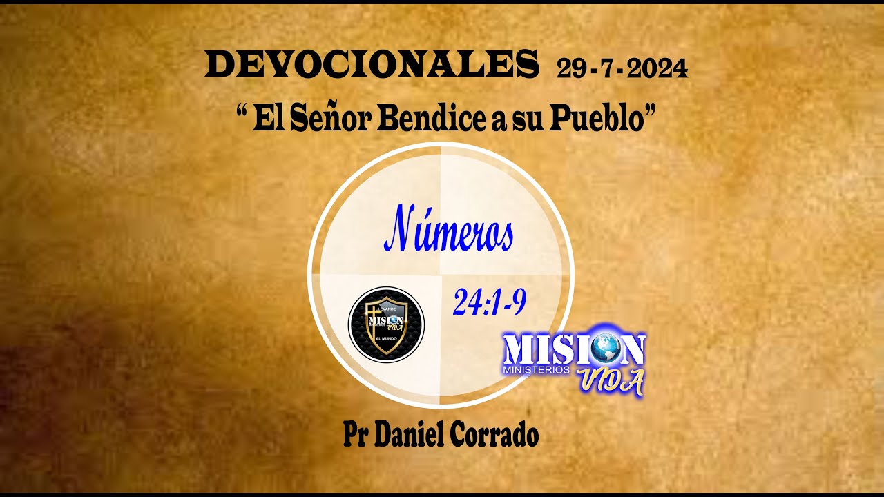 Devocional del 29 de julio del 2024 - YouTube