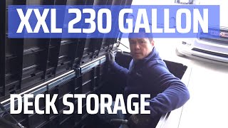 XXL 230 Gallon Deck Storage Container Box