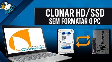 Como Clonar um HD ou SSD  sem Formatar o PC |  Passo a Passo Clonezilla