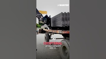 Manitou Telehandler |  Best-in-class material handling solution #shorts
