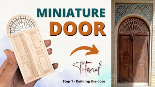 How to Make Miniature Door | DIY | Tutorial