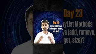 Day 23: ArrayList Methods in Java 🔥 (add, remove, get, size) | Learn Java in Marathi