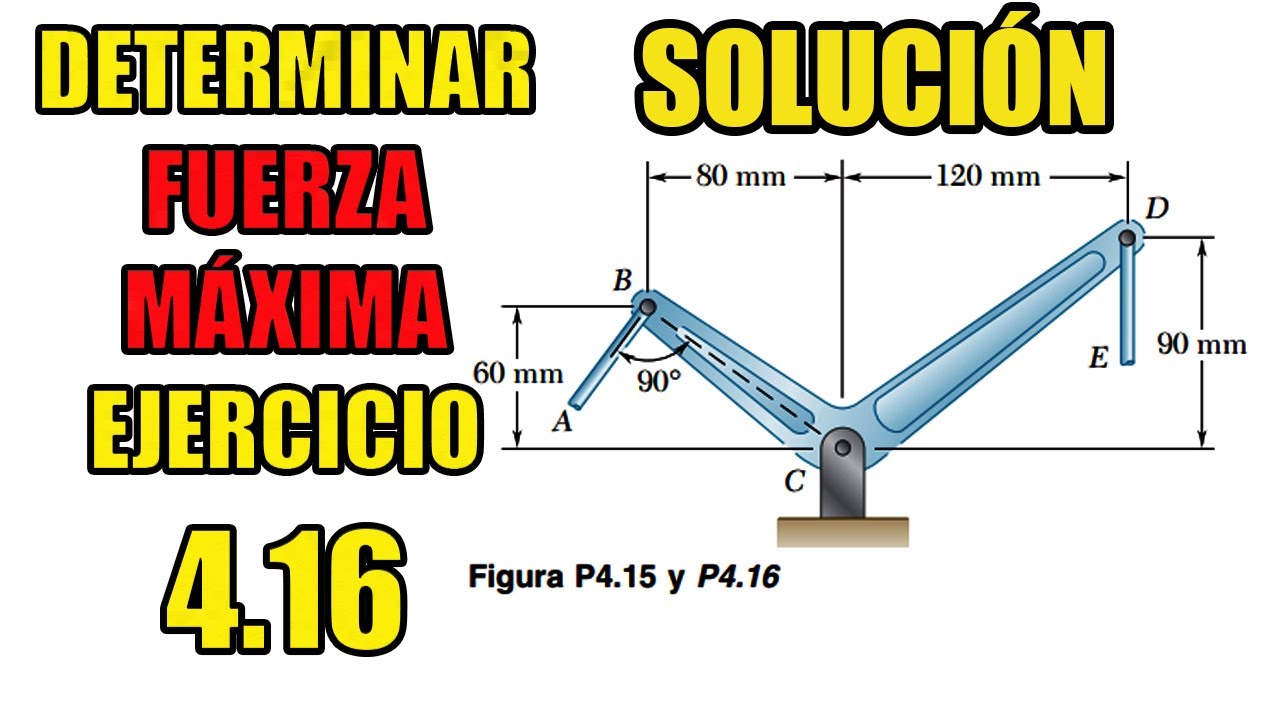 EJERCICIO 4.16 BEER | Mecánica Estática Vectorial Ejercicios Resueltos