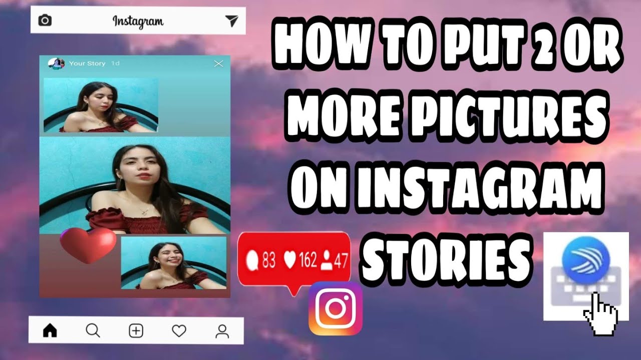 HOW TO PUT 2 OR MORE PICTURES ON INSTAGRAM STORIES TAGALOG TUTORIAL