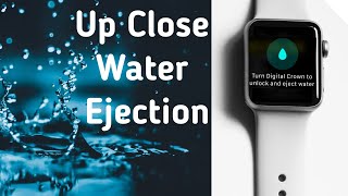 Apple Watch Water Lock Ejecting Water From Speakers! CLOSE-UP & SLO-MO w/iPhone 11 Pro & Micro Cam!