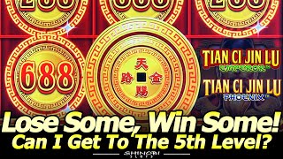 Lose Some, Win Some! Tian Ci Jin Lu Phoenix and Emperor Slots with Hold and Spin Features at Yaamava