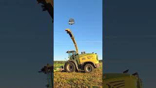 Krone Big X 1180 mit Big-Box bei Silage👑💚🚜