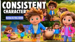 Create Consistent Characters with Free AI! 🎨   HailuoAI Minimax Tutorial 👦👧 Unlimited Videos