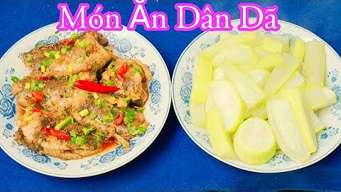 Món Ăn Dân Dã |Cá Rô Kho Tiêu bầu luộc đậm nét miền tây |@MónNgonMiềnTây