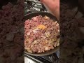 One pan ground beef skillet #cooking #onepanrecipe #groundbeef