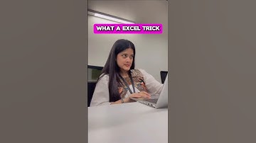 Amazing Magic In Excel #excel #shorts