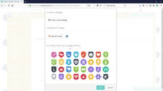 How to create badges in openlearning? #Administrator