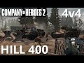 CoH2: 4v4 On Hill 400 - Soviets Terror Doctrine (Company of Heroes 2)