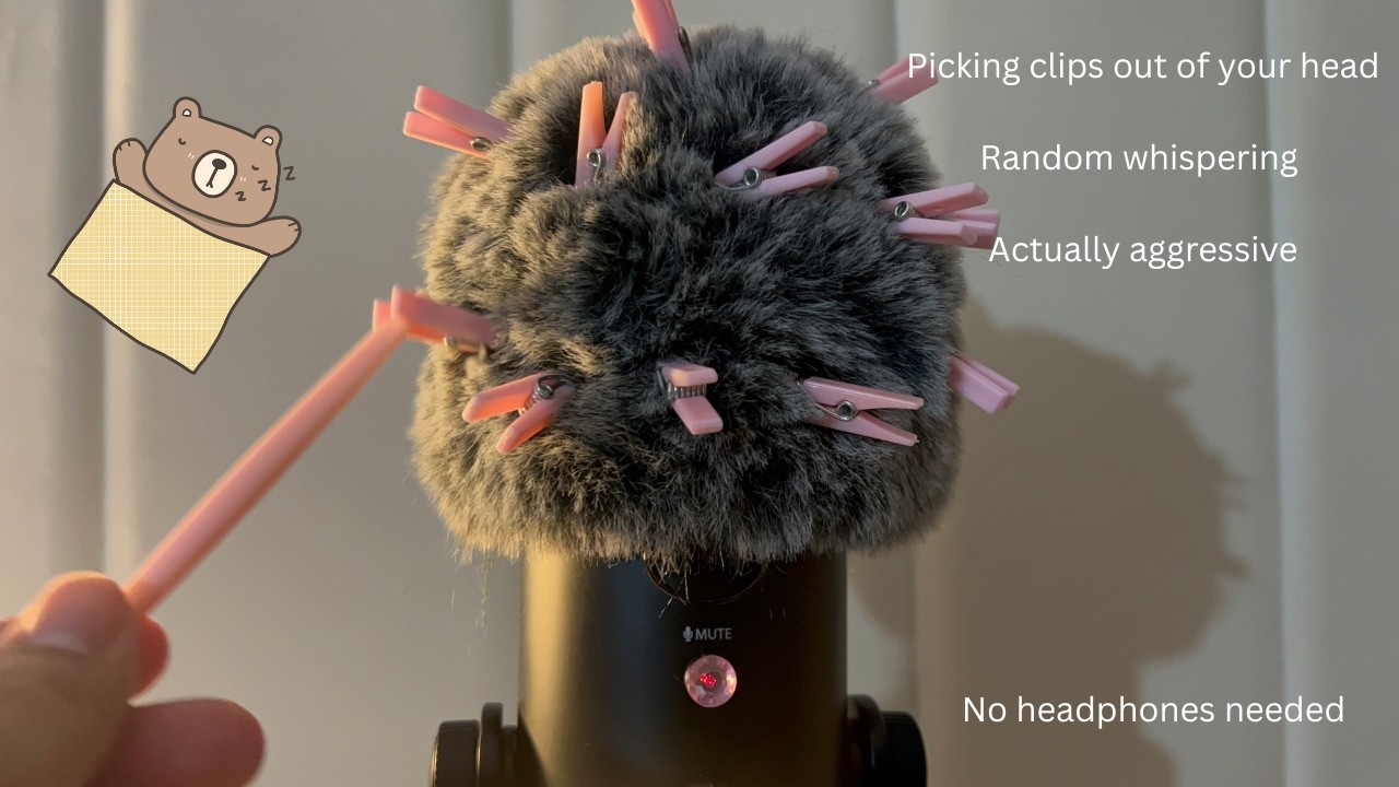 ASMR ROUGH Mic digging, scratching, and 