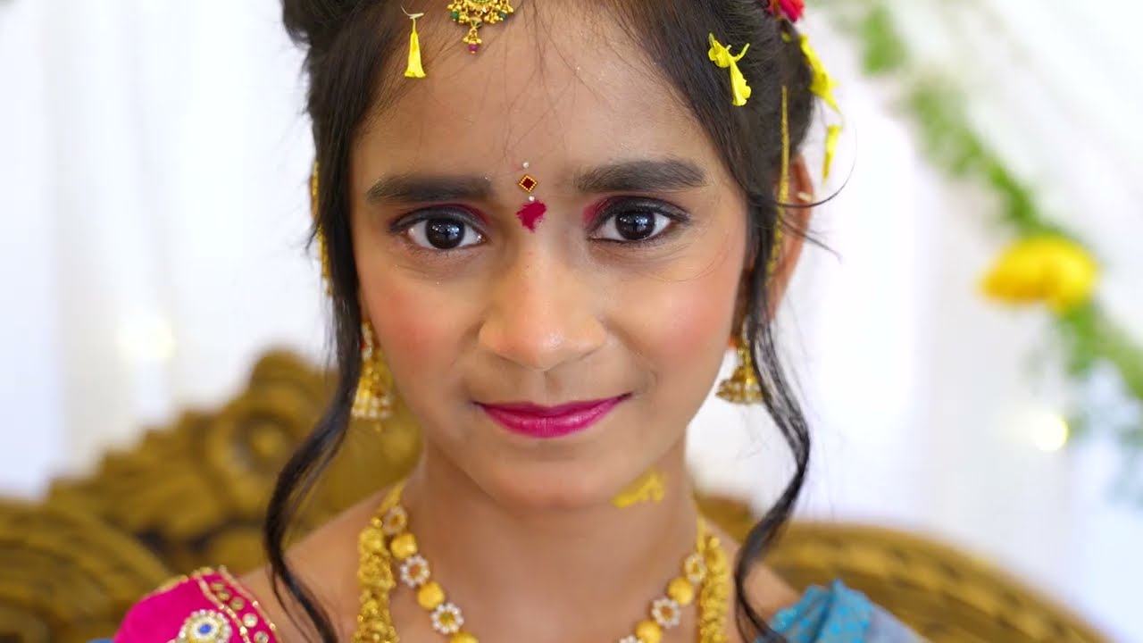 Sathvika’s Half Saree Ceremony 2026 | Grace & Traditions