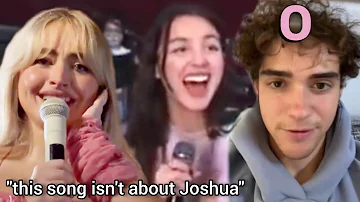 Olivia Rodrigo, Joshua and Sabrina JOKING about each other - Commentary