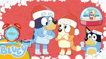 Bluey Christmas 2 Minute Toothbrush timer with Music Verandah Santa Song